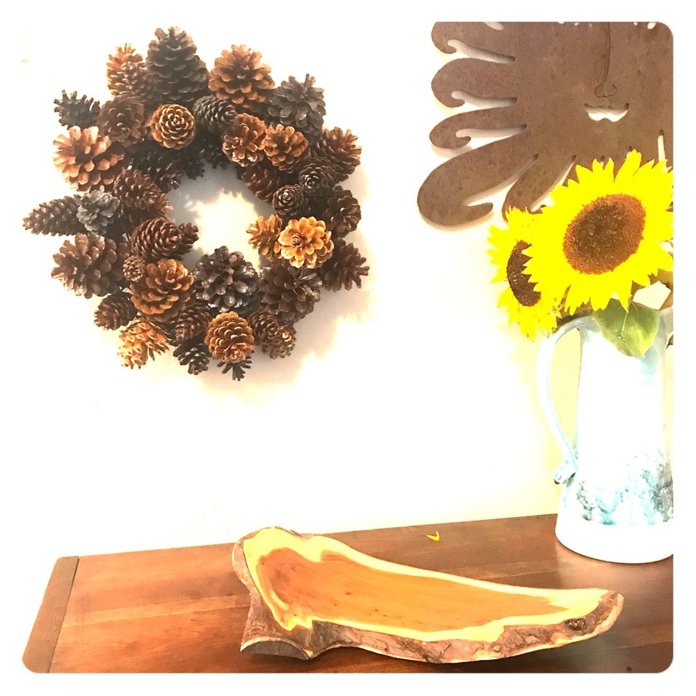 Pine cone wreath